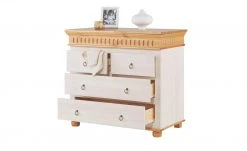 Kommode Bornholm | Kiefer Weiß / Kiefer Antik-Look -Komm Store 10130657 6 201811271505