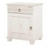 Nachtkommode Bornholm | Kiefer Weiß
