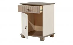 Nachtkommode Bornholm | Kiefer Weiß / Kiefer lavafarben -Komm Store 10133746 2 201811271458