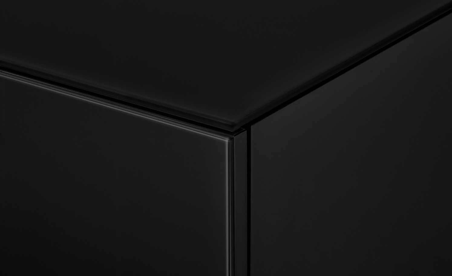 LEONARDO TV-Unterteil Cube | Schwarz Füße 4 LEONARDO TV-Unterteil Cube | Schwarz Füße – Bild 4