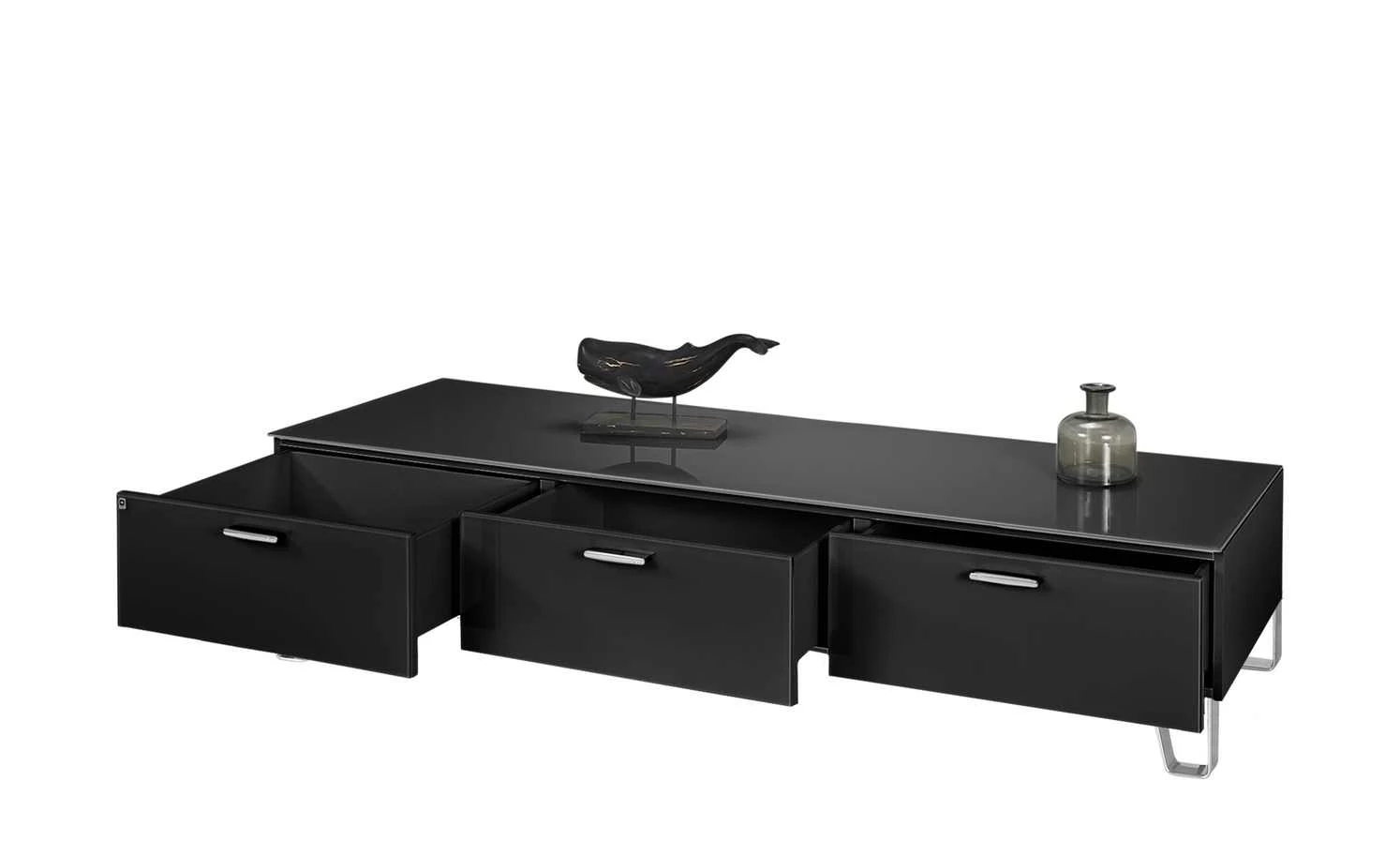 LEONARDO TV-Unterteil Cube | Schwarz Füße 8 LEONARDO TV-Unterteil Cube | Schwarz Füße – Bild 8