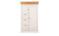 Highboard Bornholm |  Kiefer Weiß / Kiefer antikfarben -Komm Store 10239606 3 201811271457