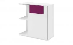 Kommode Holly | Weiß / Fuchsia rechts