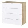 Dreamer eXpress Schubkastenkommode Dreamer | Eiche sägerau (Nachbildung) / Weiß