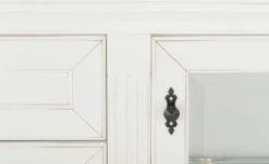 maison bleue Highboard Petit Chalet | Vintage Weiß mit Glastüren -Komm Store 11203699 15 202206231234