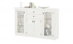 maison bleue Highboard Petit Chalet | Vintage Weiß mit Glastüren -Komm Store 11203699 3 202206231234