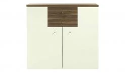 now! by hülsta Highboard hülsta now! time | Kernnussbaum / Weiß -Komm Store 11224878 4 201811271539