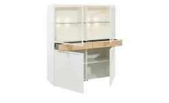 now! by hülsta Highboard now! touch | Reinweiß / Samteiche Natur (Nachbildung) -Komm Store 11229528 4 202203222233