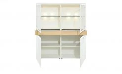 now! by hülsta Highboard now! touch | Reinweiß / Samteiche Natur (Nachbildung) -Komm Store 11229528 5 202203222233