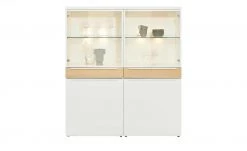 now! by hülsta Highboard now! touch | Reinweiß / Samteiche Natur (Nachbildung) -Komm Store 11229528 6 202203222233
