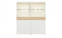 now! by hülsta Highboard now! touch | Reinweiß / Samteiche Natur (Nachbildung) -Komm Store 11229528 7 202203222233