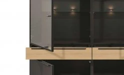 now! by hülsta Highboard now! touch | Schwarz / Samteiche Natur (Nachbildung) -Komm Store 11229538 3 202203222233