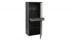 now! by hülsta Highboard now! touch | Schwarz / Samteiche Grau (Nachbildung) rechts -Komm Store 11229779 8 202203222233
