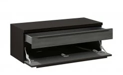 now! by hülsta Lowboard now! touch | Schwarz / Samteiche Grau (Nachbildung) -Komm Store 11229810 5 202203221234