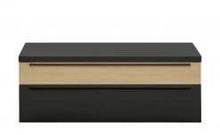 now! by hülsta Lowboard now! touch | Schwarz / Samteiche Natur (Nachbildung) -Komm Store 11229812 3 202203221234