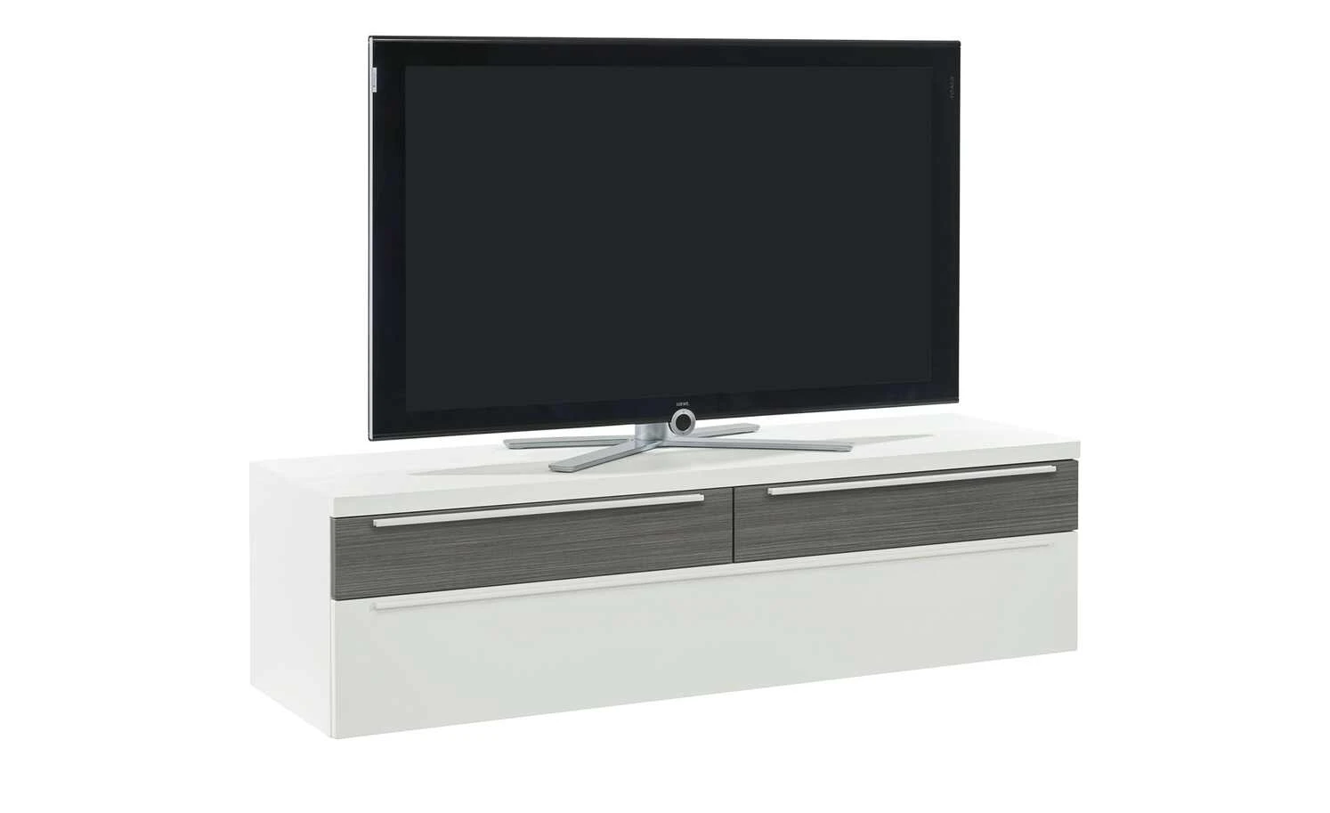 now! by hülsta Lowboard now! touch | Reinweiß / Samteiche Grau (Nachbildung) 2 now! by hülsta Lowboard now! touch | Reinweiß / Samteiche Grau (Nachbildung) – Bild 2