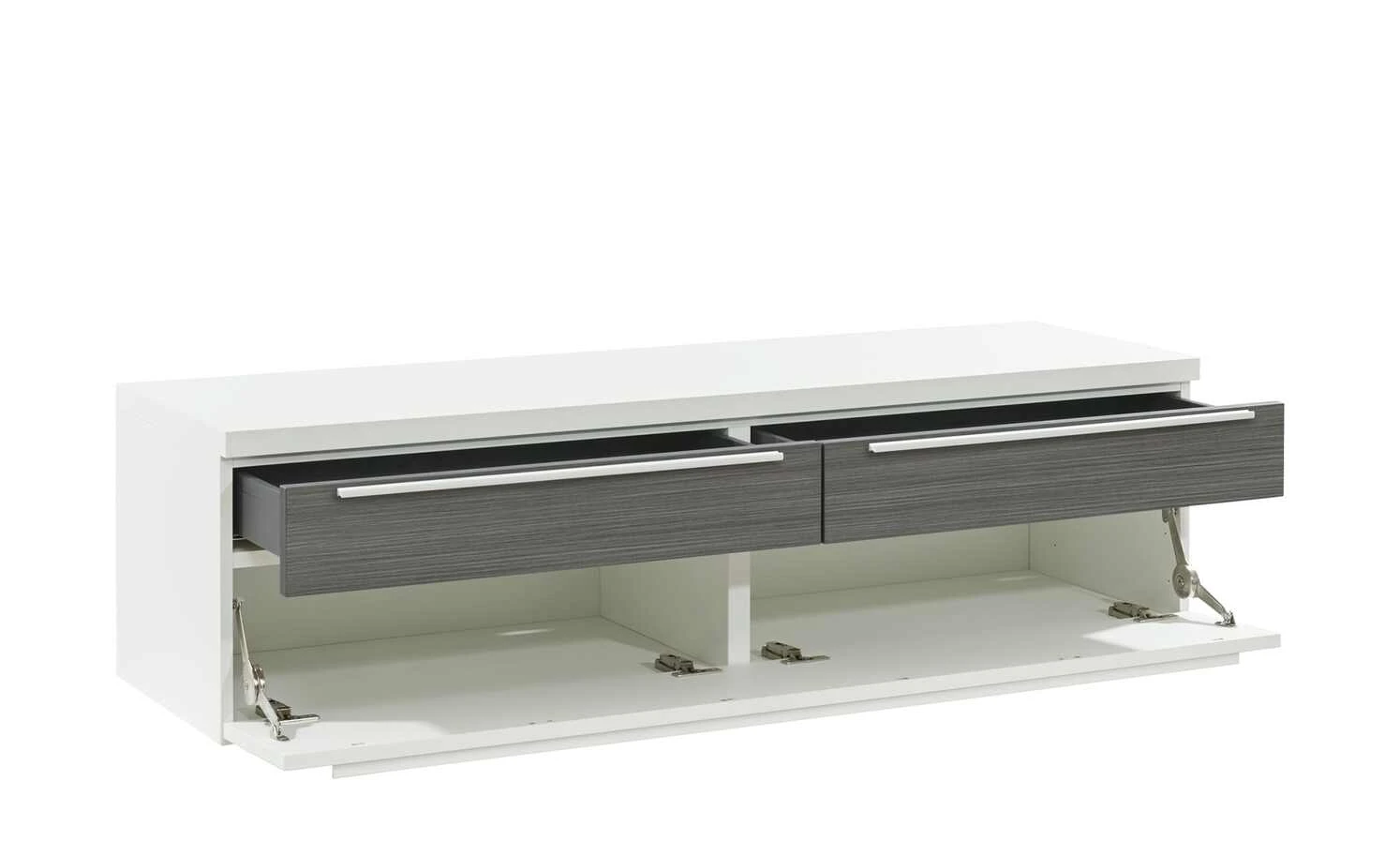 now! by hülsta Lowboard now! touch | Reinweiß / Samteiche Grau (Nachbildung) 6 now! by hülsta Lowboard now! touch | Reinweiß / Samteiche Grau (Nachbildung) – Bild 6