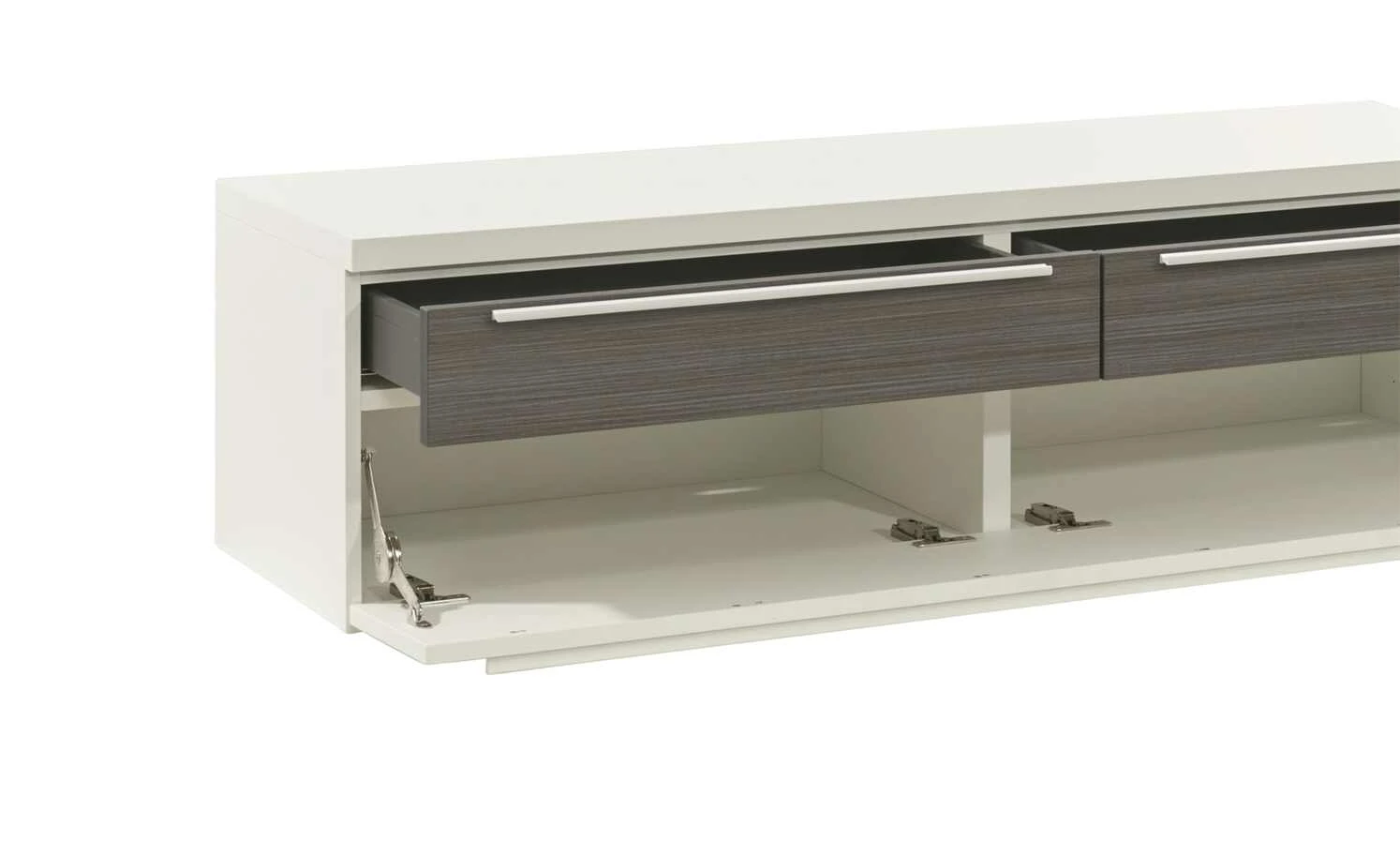 now! by hülsta Lowboard now! touch | Reinweiß / Samteiche Grau (Nachbildung) 7 now! by hülsta Lowboard now! touch | Reinweiß / Samteiche Grau (Nachbildung) – Bild 7