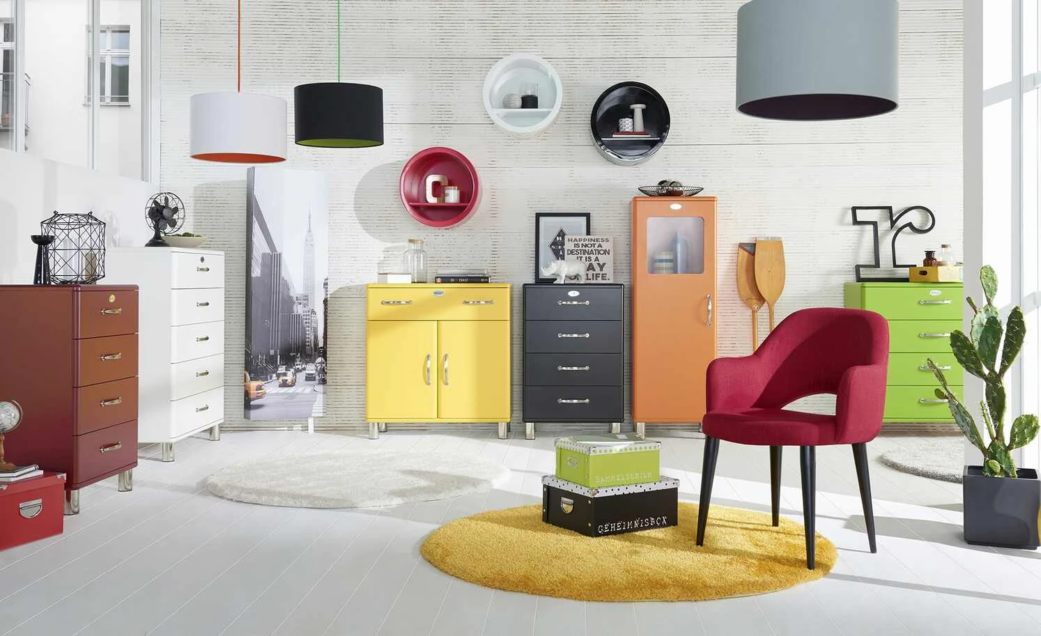 Kommode Malibu | Gelb 2 Kommode Malibu | Gelb – Bild 2