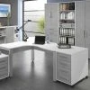 Sideboard mit 2 Schiebetüren Success | Weiß Steingrau