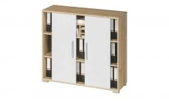 Sideboard mit 2 Schiebetüren Success | Eiche Sonoma (Nachbildung) Weiß 5 Sideboard mit 2 Schiebetüren Success | Eiche Sonoma (Nachbildung) Weiß -Komm Store 11351527 3 202010100259