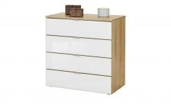 meinSchrank Kommode One 710 | Weiß / Riviera Eiche (Nachbildung) -Komm Store 12104455 3 202110182235