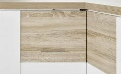 uno Eck-Highboard Titan | Eiche sägerau (Nachbildung) / Weiß -Komm Store 12200274 2 201811271502