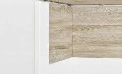 uno Eck-Highboard Titan | Eiche sägerau (Nachbildung) / Weiß -Komm Store 12200274 5 201811271502