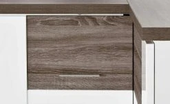 uno Eck-Highboard Titan | Eiche Trüffel (Nachbildung) / Weiß -Komm Store 12200275 14 202106091239