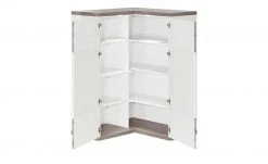 uno Eck-Highboard Titan | Eiche Trüffel (Nachbildung) / Weiß -Komm Store 12200275 6 201811271502