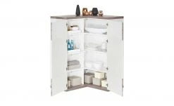 uno Eck-Highboard Titan | Eiche Trüffel (Nachbildung) / Weiß -Komm Store 12200275 8 201811271502
