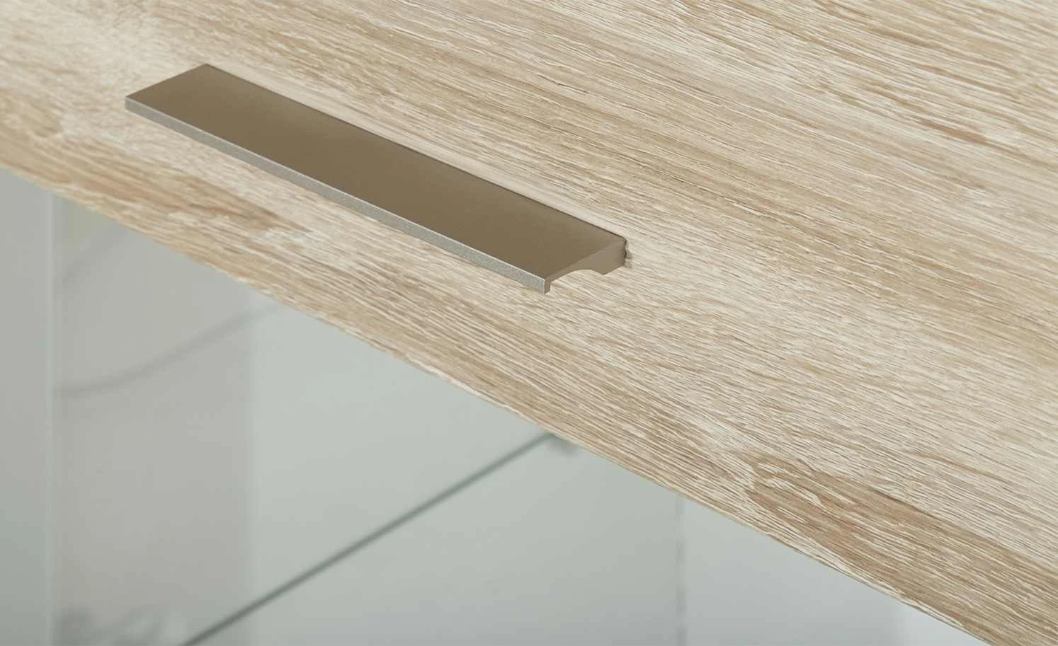 uno Vitrine Titan | Weiß / Eiche sägerau (Nachbildung) links Spotbeleuchtung 10 uno Vitrine Titan | Weiß / Eiche sägerau (Nachbildung) links Spotbeleuchtung – Bild 10