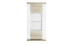 uno Vitrine Titan | Weiß / Eiche sägerau (Nachbildung) links Spotbeleuchtung 24 uno Vitrine Titan | Weiß / Eiche sägerau (Nachbildung) links Spotbeleuchtung -Komm Store 12200277 12 202106091239