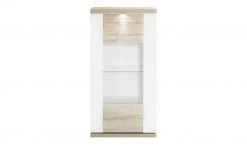 uno Vitrine Titan | Weiß / Eiche sägerau (Nachbildung) links Spotbeleuchtung 25 uno Vitrine Titan | Weiß / Eiche sägerau (Nachbildung) links Spotbeleuchtung -Komm Store 12200277 13 202106091239