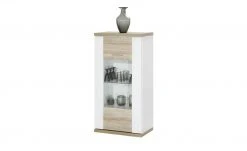 uno Vitrine Titan | Weiß / Eiche sägerau (Nachbildung) links Spotbeleuchtung 15 uno Vitrine Titan | Weiß / Eiche sägerau (Nachbildung) links Spotbeleuchtung -Komm Store 12200277 2 202106091239
