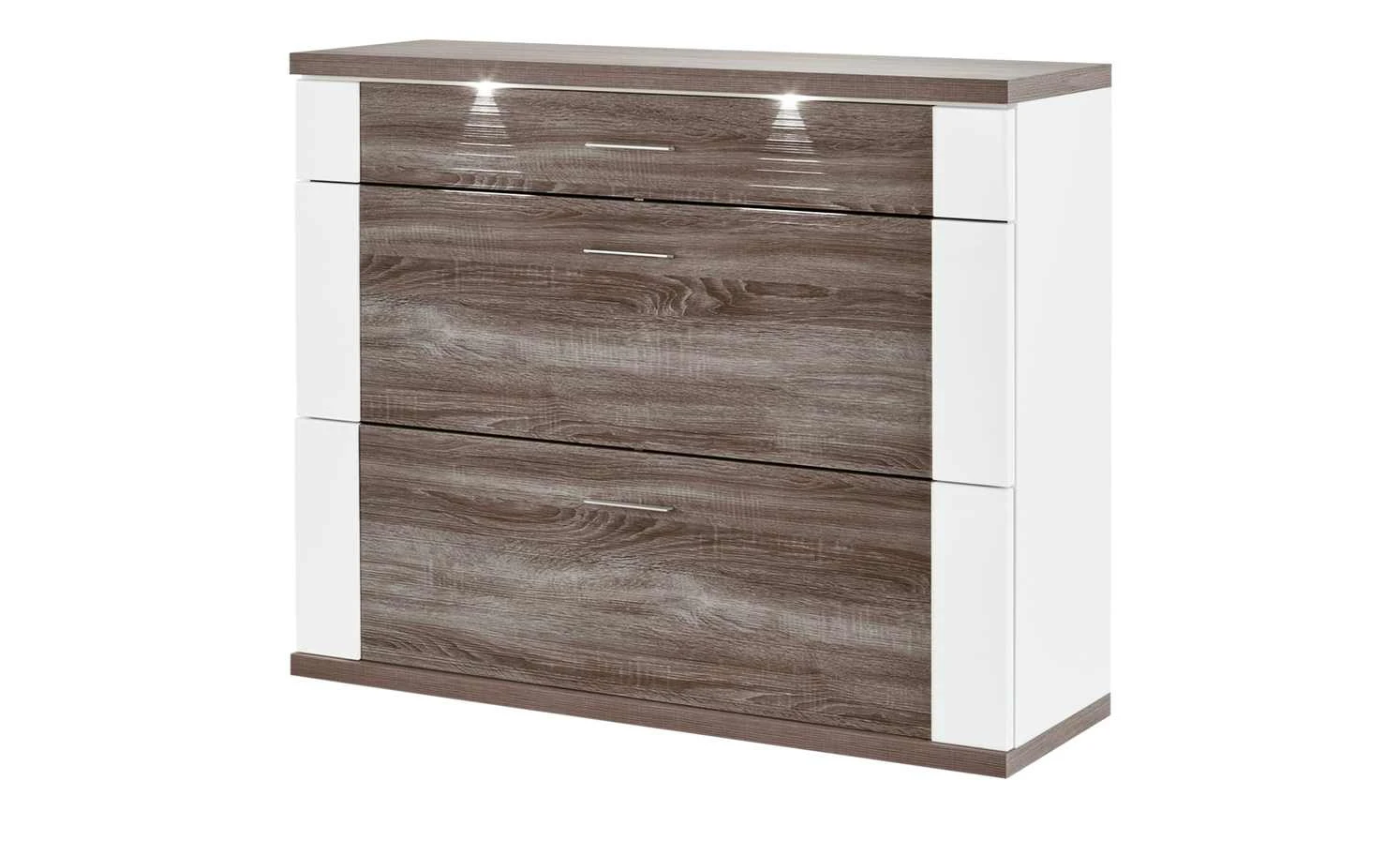 uno Kommode Titan | Weiß / Eiche Trüffel (Nachbildung) 2 uno Kommode Titan | Weiß / Eiche Trüffel (Nachbildung) – Bild 2