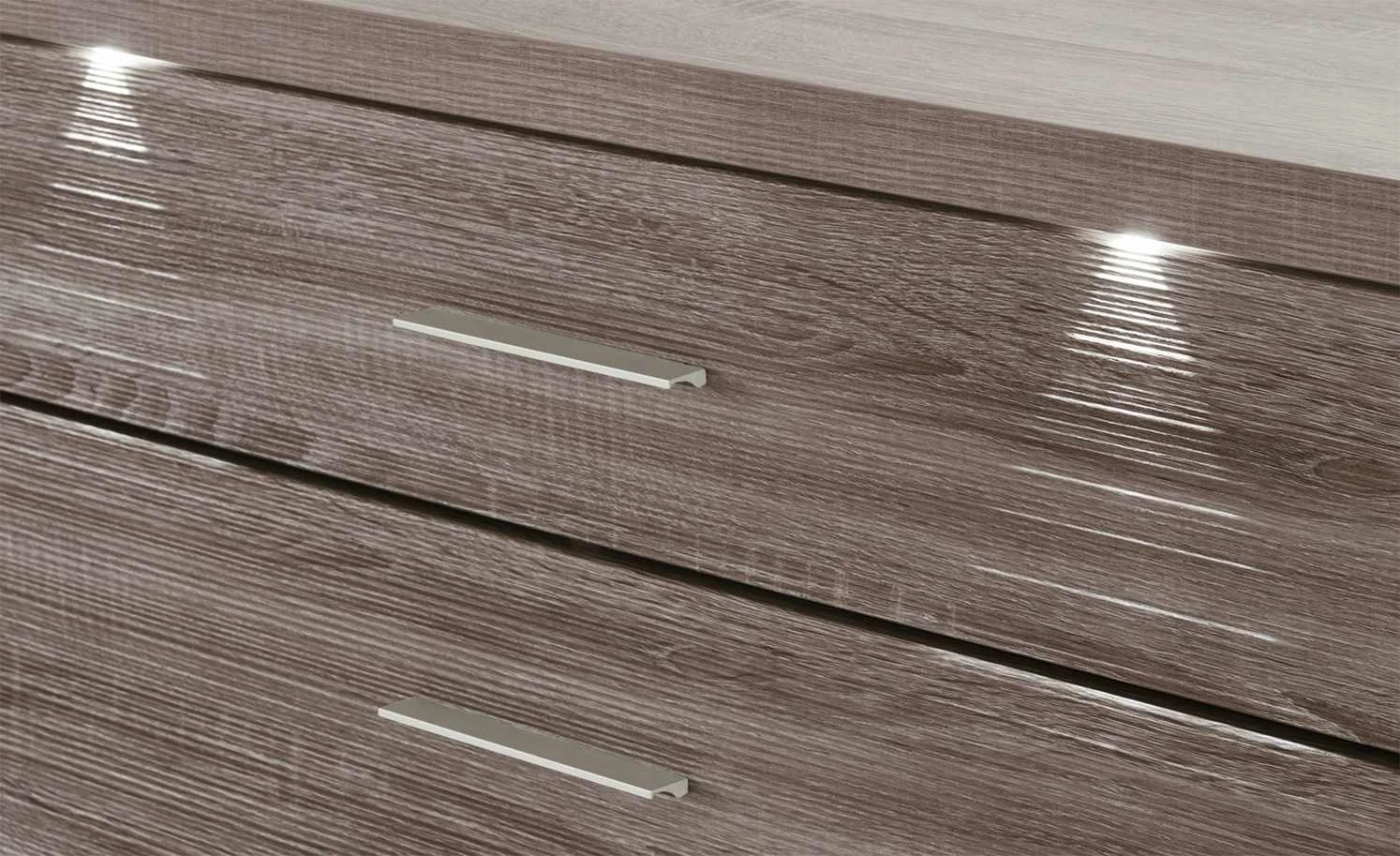 uno Kommode Titan | Weiß / Eiche Trüffel (Nachbildung) 8 uno Kommode Titan | Weiß / Eiche Trüffel (Nachbildung) – Bild 8