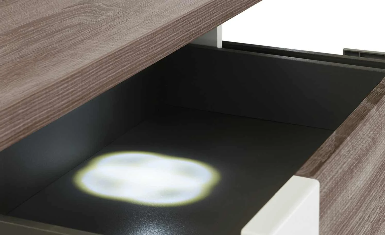 uno Kommode Titan | Weiß / Eiche Trüffel (Nachbildung) 8 uno Kommode Titan | Weiß / Eiche Trüffel (Nachbildung) – Bild 8