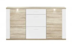 uno Sideboard Titan | Weiß / Eiche sägerau (Nachbildung) -Komm Store 12200325 2 202106172234