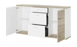 uno Sideboard Titan | Weiß / Eiche sägerau (Nachbildung) -Komm Store 12200325 9 202106172234