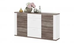 uno Sideboard Titan | Weiß / Eiche Trüffel (Nachbildung) -Komm Store 12200326 6 201811271502