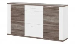 uno Sideboard Titan | Weiß / Eiche Trüffel (Nachbildung) -Komm Store 12200326 8 201811271502
