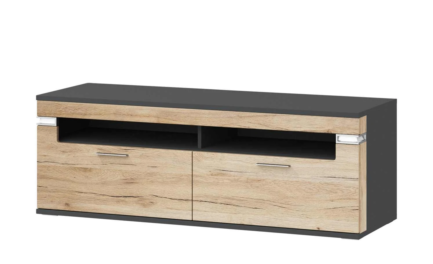 uno Lowboard Katt | Eiche San Remo (Nachbildung) / Graphitgrau 1 uno Lowboard Katt | Eiche San Remo (Nachbildung) / Graphitgrau