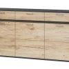 uno Sideboard Katt | Eiche San Remo (Nachbildung) / Graphitgrau