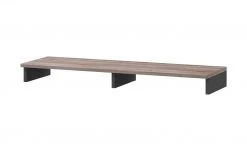 uno TV-Brücke Onyx | Graphit / Eiche Trüffel sägerau (Nachbildung)