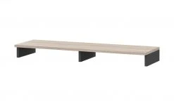 uno TV-Brücke Onyx | Graphit / Eiche sägerau (Nachbildung)