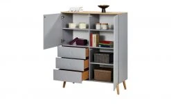 Roomers Highboard mit 3 Türen und 3 Schüben Scan | grau -Komm Store 12201983 12 202101192236