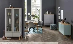 Roomers Highboard mit 3 Türen und 3 Schüben Scan | grau -Komm Store 12201983 3 201901170915