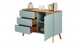 Roomers Sideboard Scan | Sage (Salbeigrün) / Eiche Natur -Komm Store 12201986 10 201905022035