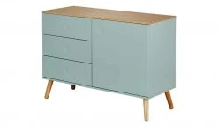 Roomers Sideboard Scan | Sage (Salbeigrün) / Eiche Natur -Komm Store 12201986 9 201905022035